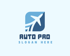 Aviation Transport Plane Tourism Logo
