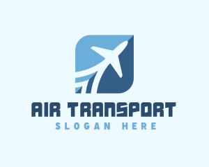 Aviation Transport Plane Tourism logo design