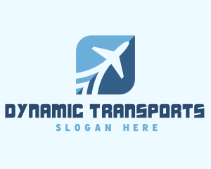 Aviation Transport Plane Tourism logo design