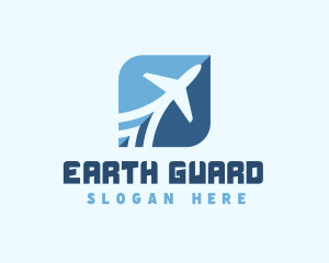 Aviation Transport Plane Tourism logo