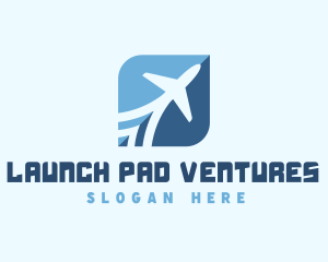 Aviation Transport Plane Tourism logo design