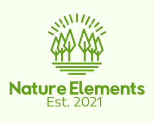 Green Nature Park  logo design