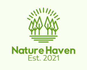 Green Nature Park  logo design