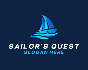 Premium Sailor Boat logo design