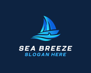 Premium Sailor Boat logo