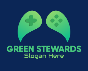 Green Leaf Controller logo design