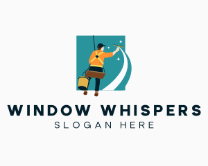Window Squeegee Washer Cleaner logo