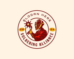 Spark Welding Industrial logo