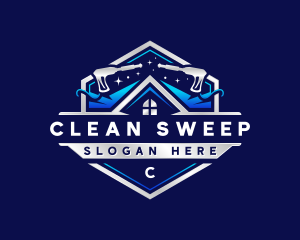 Pressure Washing Maintenance Cleaning logo design