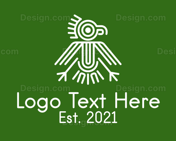 Aztec Bird Symbol Logo