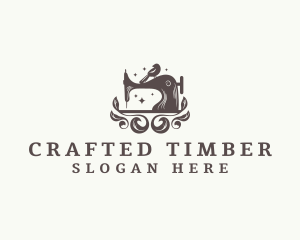 Bird Sewing Tailoring logo design