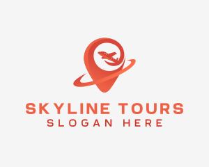 Airplane Travel Tourism logo