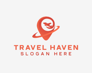 Airplane Travel Tourism logo