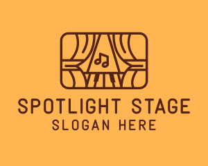 Brown Musical Theatre Stage logo