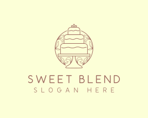 Sweet Wedding Cake   logo design