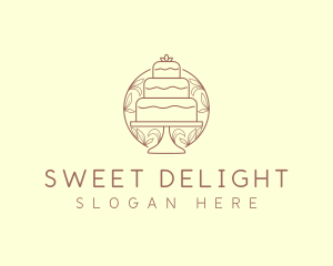 Sweet Wedding Cake   logo design