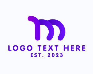 Startup Brand Letter M logo