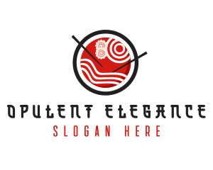 Japanese Ramen Restaurant  logo design