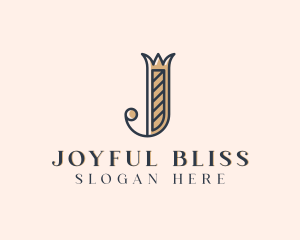 Fashion Jewelry Boutique Letter J logo design