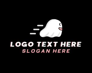 Fast Spooky Ghost logo