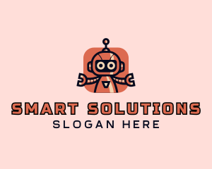 Artificial Robot Intelligence logo design