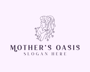 Parenting Mother Baby logo design