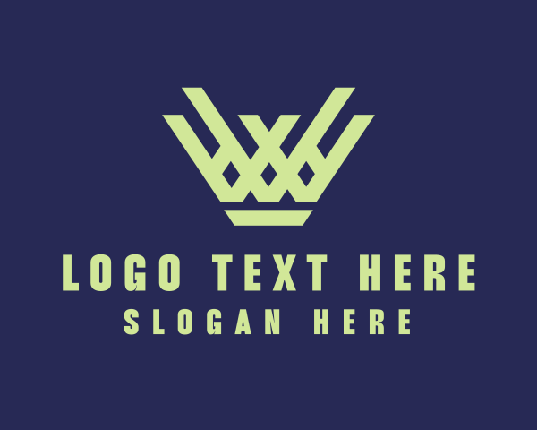 Letter Vw logo example 4