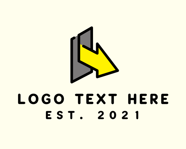 Exit logo example 1
