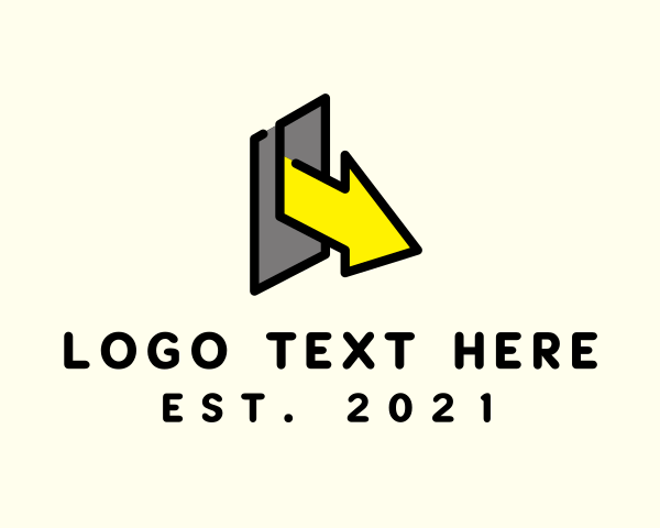 Directional logo example 4