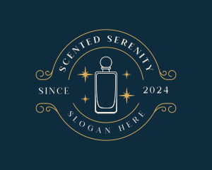 Scent Perfume Bottle logo design