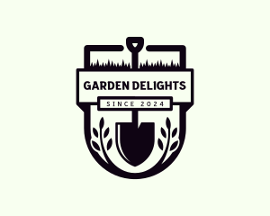 Garden Maintenance Shovel logo design