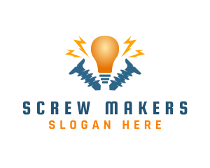 Electrical Bulb Screw logo