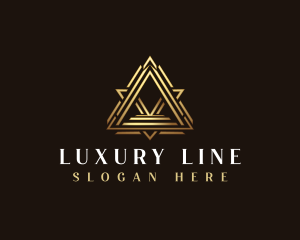 Pyramid Luxury Triangle logo design