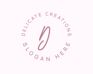 Feminine Handwritten Cosmetics Boutique logo design