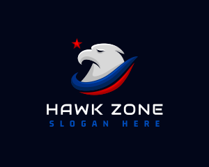 Patriotic Eagle Hawk logo