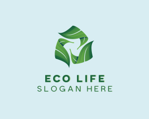 Recycle Leaf Nature logo design