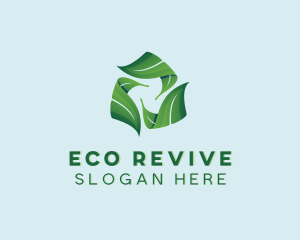 Recycle Leaf Nature logo design