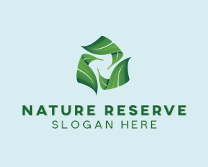 Recycle Leaf Nature logo design