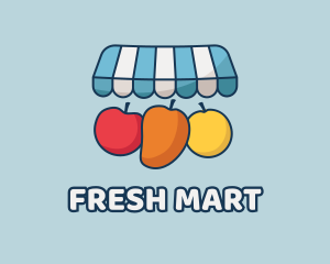 Fruit Smoothie Kiosk logo design