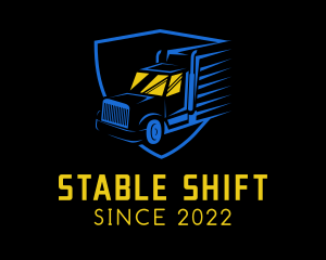 Shield Trucking Emblem logo