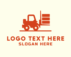 Forklift Warehouse Truck logo