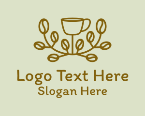 Organic Coffee Vine  Logo