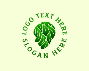 Mental Health Leaf Logo