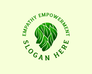 Mental Health Leaf logo design