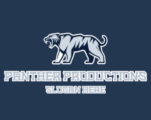 Predator Cougar Tiger Mascot logo design