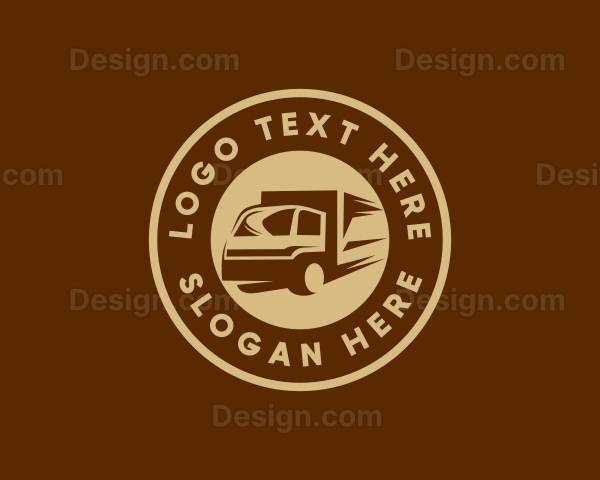 Fast Delivery Truck Logo