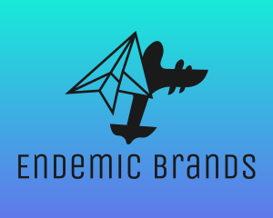 Paper Plane Logistics logo design