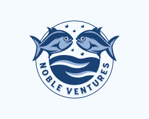 Fisheries Marina Fish Logo