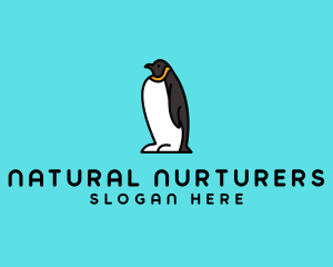 Penguin Animal Zoo  logo design