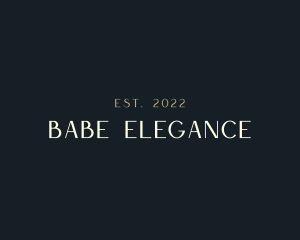 Elegant Luxury Fashion logo design